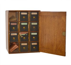Henry Pittock's personal file cabinet