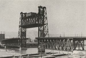 Portland's new Steel Bridge, 1913