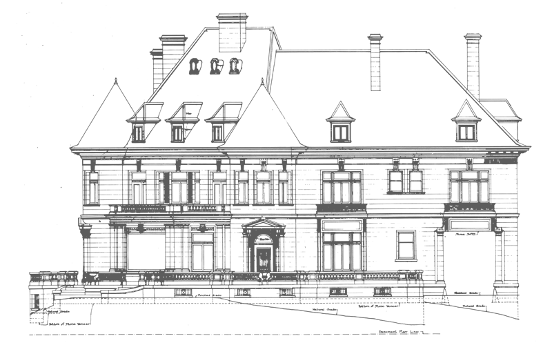 Pittock Mansion Blueprint