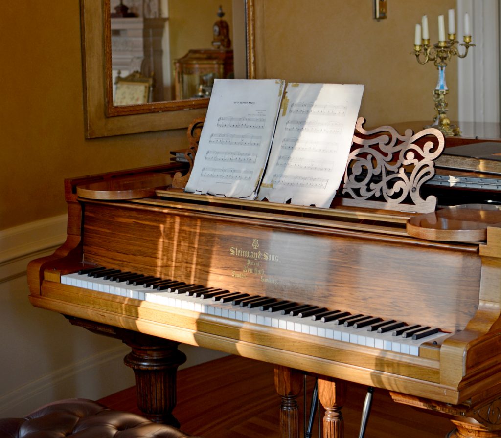 1887 Steinway grand piano