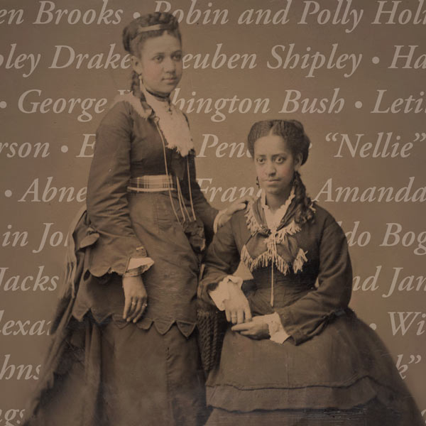 Portrait of Louisa T. Flowers (right) and unidentified woman, c. 1880-1900. (Oregon Historical Society)