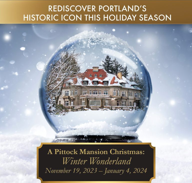 A Pittock Mansion Christmas Winter Wonderland