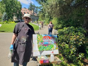 Paint at Pittock Mansion