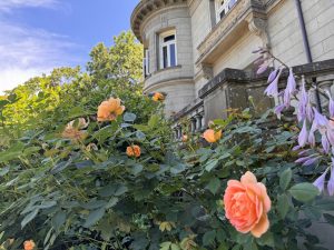 The gardens at Pittock Mansion in Portland, Oregon.